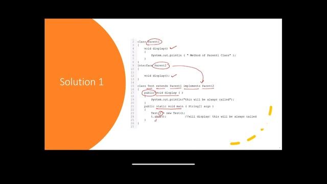 5.1 - Java Multiple Inheritance смотреть онлайн