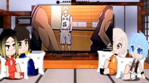 {Реакция разных аниме спорт на друг друга|3/4|Баскетбол Куроко}