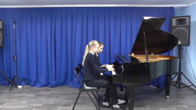 Сергеева Полина, Божок Екатерина. Г. Портнов. Галоп-мазурка из оперы "Король и золушка" . смотреть онлайн