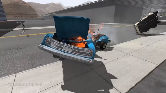 High Speed Traffic Crashes #22 - BeamNG Drive | CrashBoomPunk