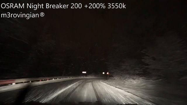 OSRAM NIGHT BREAKER 200 Winter Road Test, Snow, Off-Road смотреть онлайн
