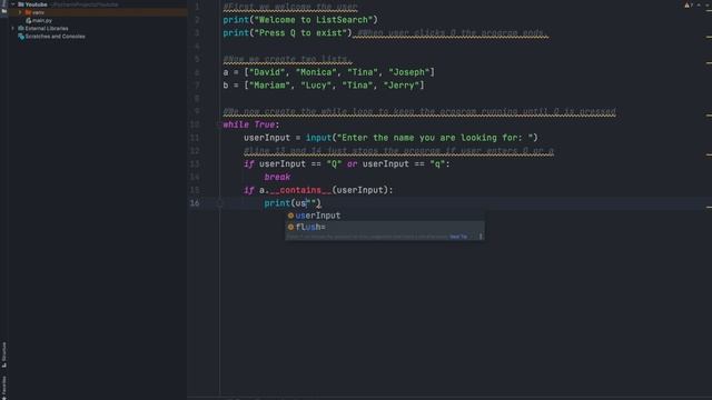 How to search for an element in a list in Python (Beginner Level Video) смотреть онлайн