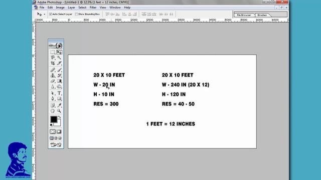 Photoshop size understanding смотреть онлайн