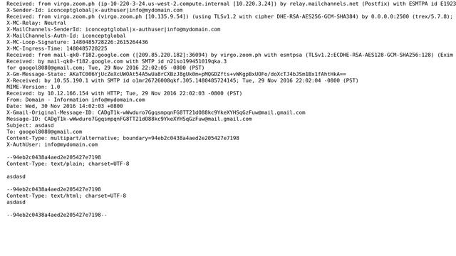 permanent error in processing during lookup of my@domain.com: 23.83.214.30 not found смотреть онлайн