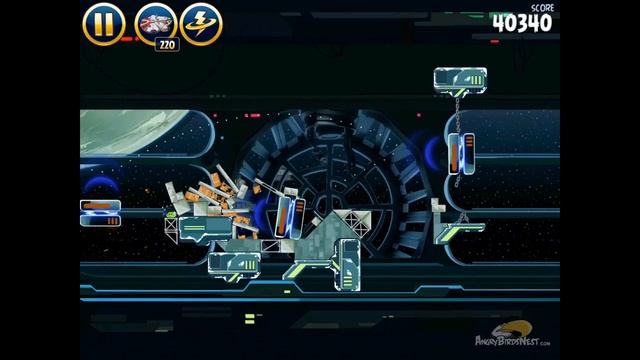 Angry Birds Star Wars 6-25 Death Star 2 Walkthrough 3 Stars смотреть онлайн