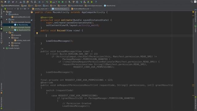Android Run time Permissions طلبات الوصول ★ | Android 21 دورة اندرويد смотреть онлайн