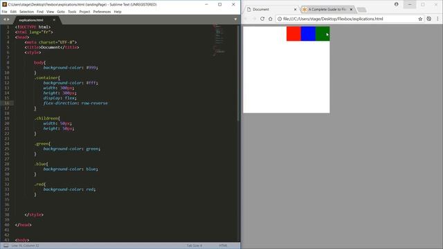 Html - Css | FlexBox - Maitriser le positionnement (partie 1) смотреть онлайн