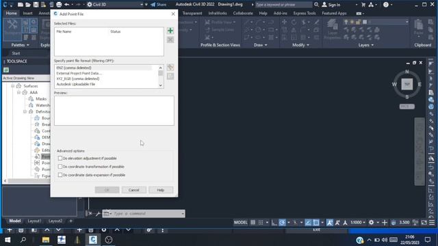 Create TIN Surface by using Point File option in Autodesk Civil 3d | Tanveer Asif Mahr смотреть онлайн