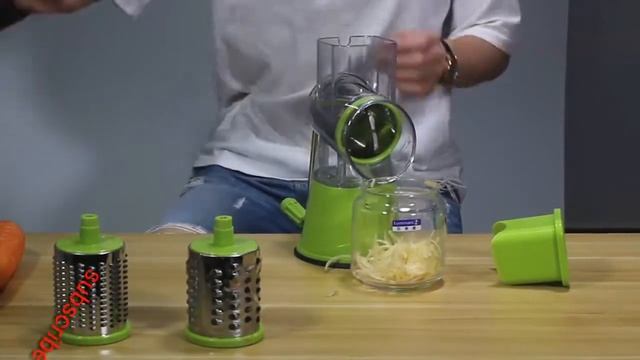 Ourokhome Round Mandoline Slicer Grinder - Rotary Cheese Grater for Walnuts, //Vegetable,// Potato смотреть онлайн