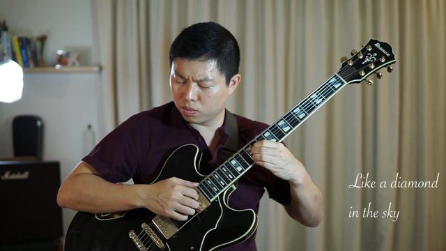 Twinkle Twinkle Little Star - Jazz Guitar Cover | Ibanez AS153 + Marshall CODE смотреть онлайн