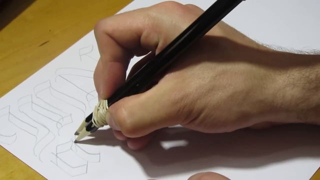 How to do Gothic Calligraphy with Pencils Part 2 (Full Alphabet) смотреть онлайн