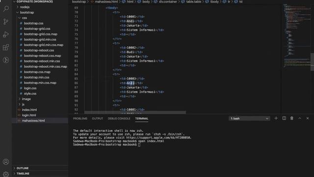 TUTORIAL BOOTSTRAP #6 - BOOTSTRAP TABLE смотреть онлайн