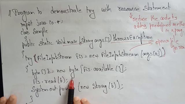 Try block with resource statement in java| lec 80 | Java Tutorial| BhanuPriya смотреть онлайн