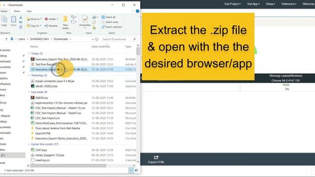 Export Execution Results смотреть онлайн