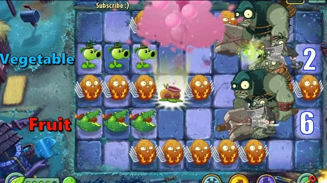 Vegetables vs Fruits - Who will win? - PvZ 2 Plant vs Plant смотреть онлайн