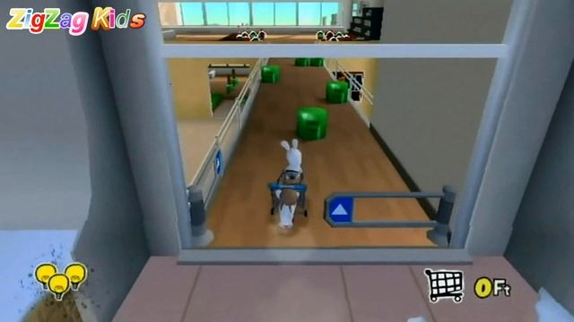 Rabbids Go Home | Rabbid Fire Reaction & High Stakes Steak | Episode 7 Wii | ZigZag смотреть онлайн