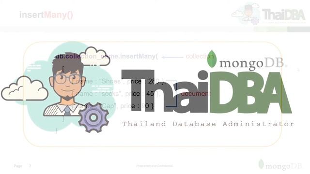 สอน MongoDB - ตอนที่ 5 Insert Documents | ThaiDBA смотреть онлайн