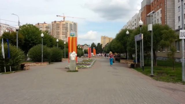 Аллея молодоженов в Тюмени на доме Обороны смотреть онлайн