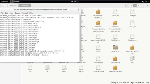 How to install Mongodb in Fedora/Linux!! смотреть онлайн