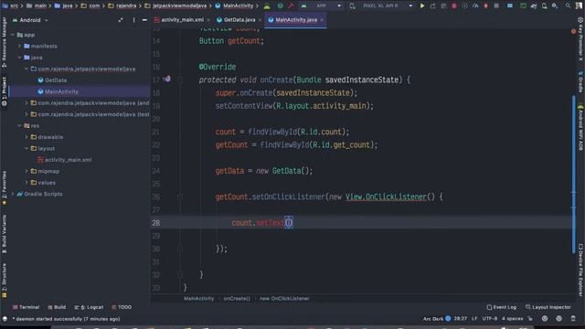 Android Jetpack Architecture Part4: ViewModel Java | Android Studio Tutorial смотреть онлайн