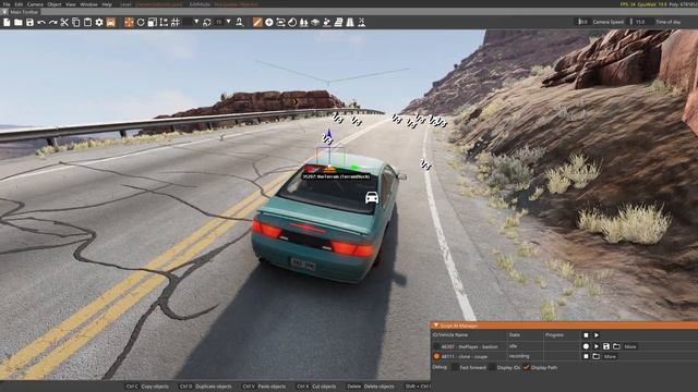 Как создать аварию из машин по вашей траектории в игре BeamNG Drive. Самый легкий и понятный спосо смотреть онлайн