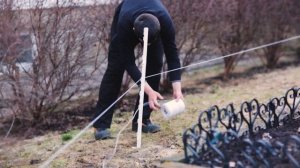 Электропастух AGRI для собак.Этапы установки комплекта электропастуха на реальном объекте!