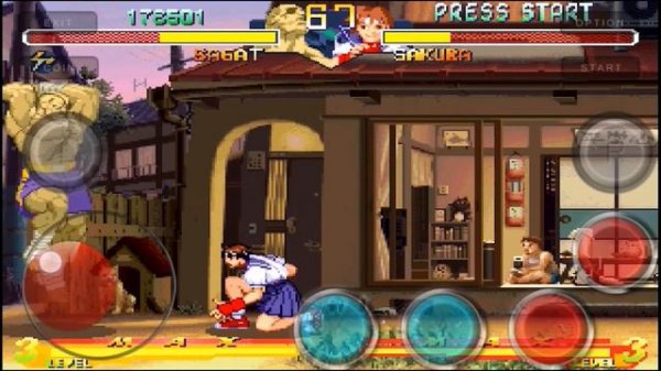 How to Play Street Fighter Alpha 2 on Android | Expert difficulty Ken Playthrough