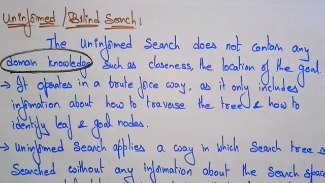 search algorithm | types | Artificial intelligence | Lec-11 | Bhanu Priya смотреть онлайн