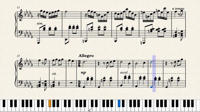 Deltarune: Chapter 2 — Queen Piano Sheet Music смотреть онлайн