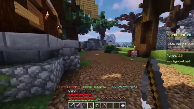 How To Get To The Spiders Den (Hypixel Skyblock) смотреть онлайн