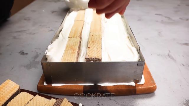 Using kids’ wafers and sour cream I’ve cooked a super cake without baking! смотреть онлайн