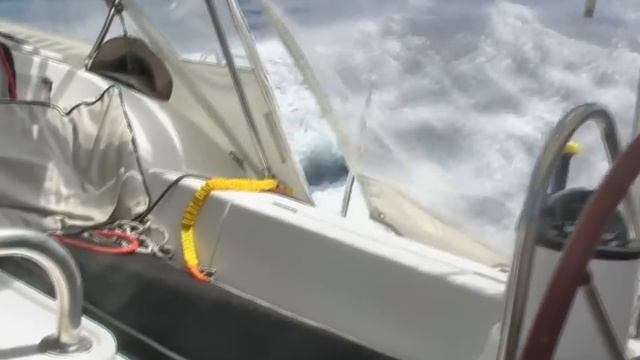 Hurricane Storm Sailing, 10 days at sea! Bahamas to Newport non-stop! смотреть онлайн