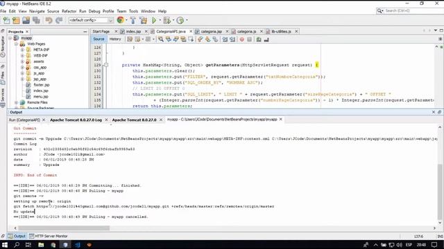 Curso de JAVA WEB - 12 Subiendo cambios a GITHUB desde NetBeans смотреть онлайн