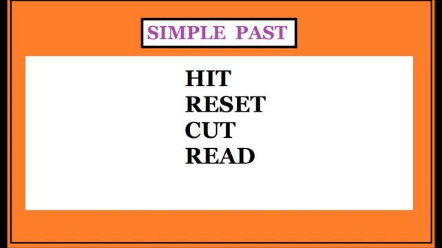 IRREGULAR VERBS смотреть онлайн