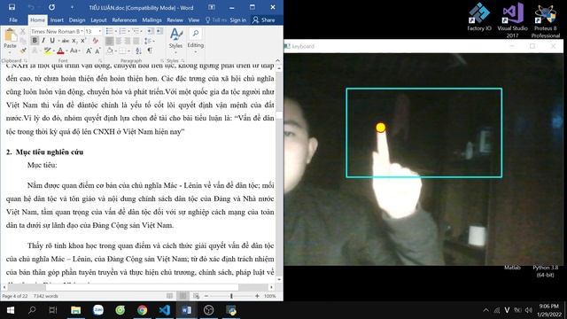 DEMO - VIRTUAL MOUSE AND KEYBOARD || CHUỘT VÀ BÀN PHÍM ẢO BẰNG PYTHON смотреть онлайн