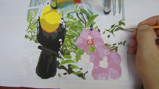 Рисуем картину по номерам. Часть 4 смотреть онлайн