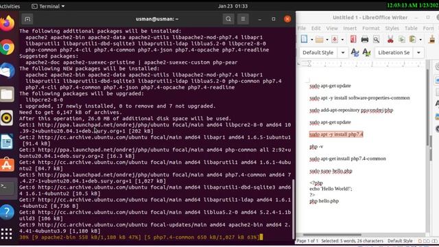 How to install PHP 7.4 in Ubuntu (Linux) | Ubuntu 20.04 | Linux | Set up Hello World program смотреть онлайн