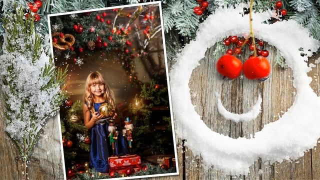 "Снежное Рождество". Фотозаменяемый проект  для Proshow Producerбесплатно смотреть онлайн