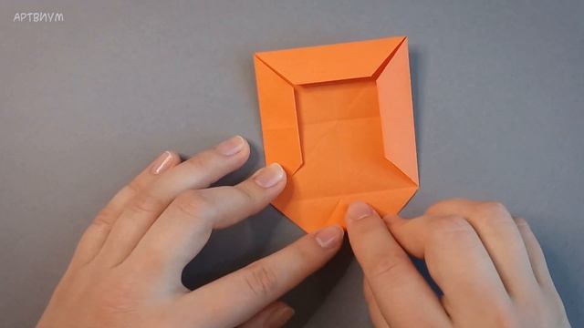 Простая оригами звёздочка ✨ Как сделать звезду из бумаги без клея: Новогодний Декор ✨ Origami Star смотреть онлайн