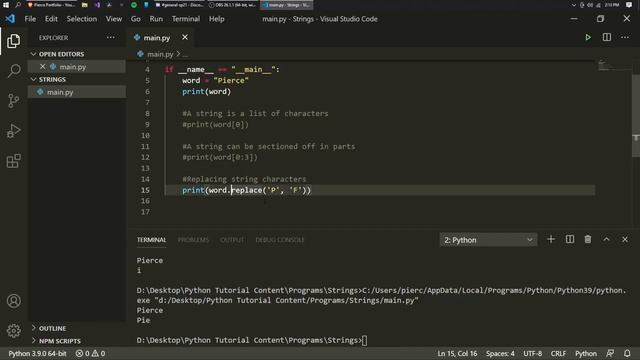 Strings in Python Programming Language | Fun with Coding | For Beginners | Tech Thursday смотреть онлайн
