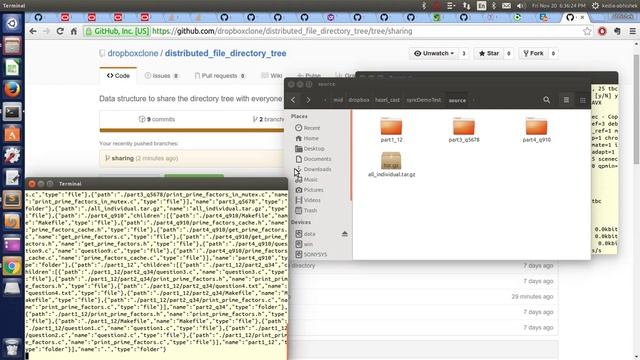 Sharing and syncing file - Using Hazelcast - Demo смотреть онлайн