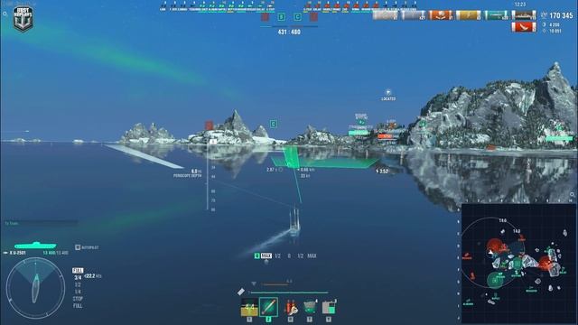 Submarine U-2501: 277k on map Northern Lights - World of Warships смотреть онлайн