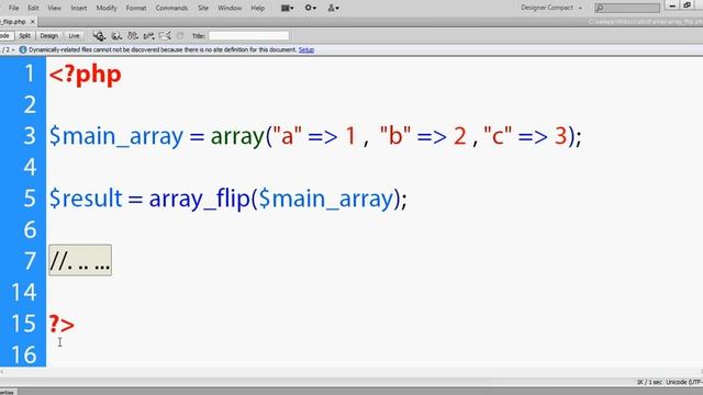 array_flip : array function: php bangla video tutorial смотреть онлайн