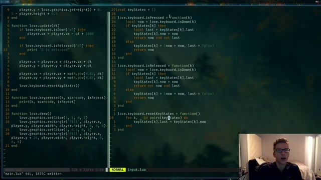 Love2D Tutorial | Keyboard / Joystick input management смотреть онлайн