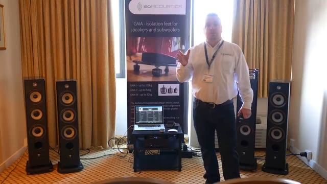 IsoAcoustics GAIA HiFi Speaker Isolators Full Demo + NEW Orea @ Bristol Show 2018