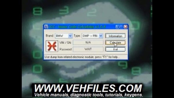 Immo codes calculator for all cars