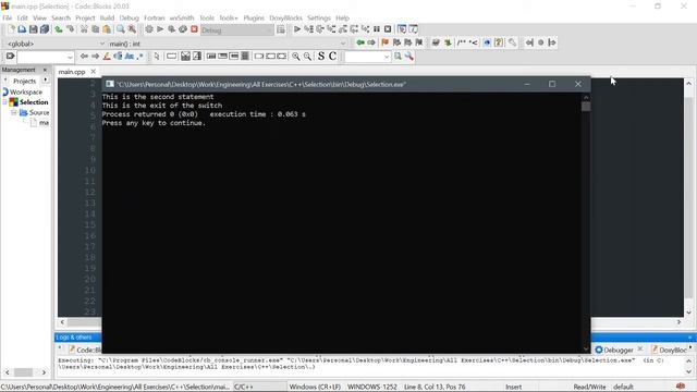 C++ Switch Case смотреть онлайн