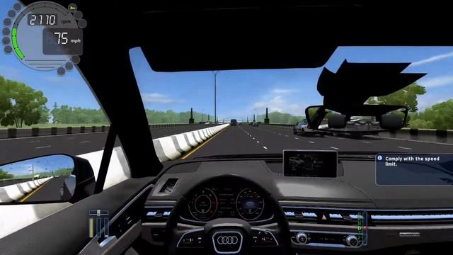 City Car Driving: Audi Q7|Logitech G920 смотреть онлайн