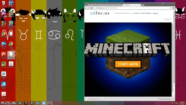 Minecraft Cracked 1.8.7 Launcher смотреть онлайн