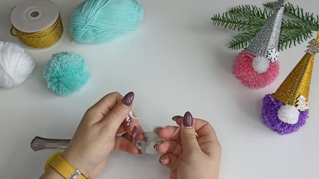 ? Самые МИЛЫЕ Гномики ? на ёлку ? СОИМИ РУКАМИ. Легко и Просто! Christmas Yarn Gnomes. DIY Christma смотреть онлайн